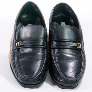 Florsheim Comfortech Black  Moc Toe Loafer Sz 9.5D